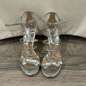 Michael Kors Collection Silver dress sandals